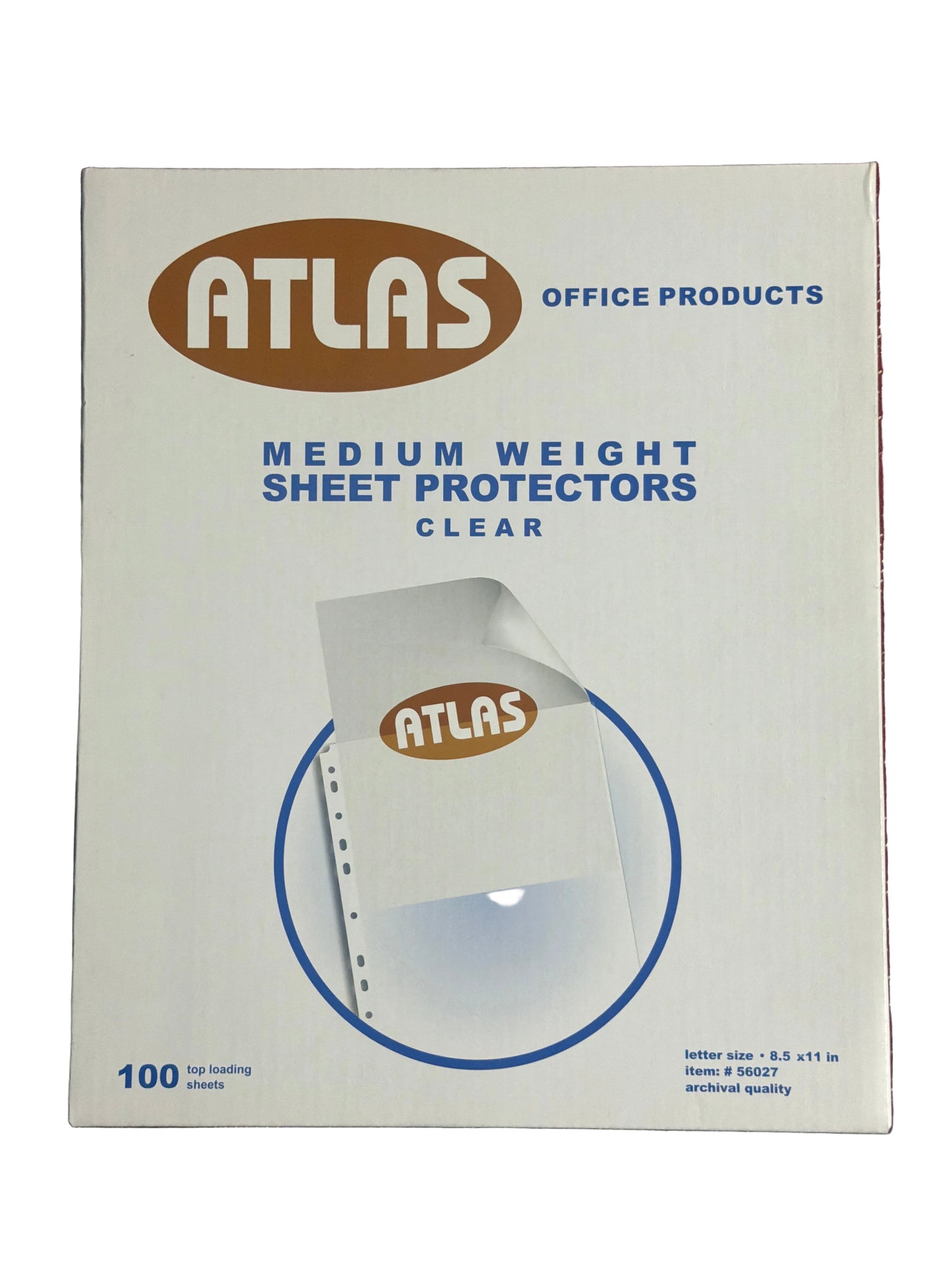 SHEET PROTECTORS SEMI-CLEAR CJ.100