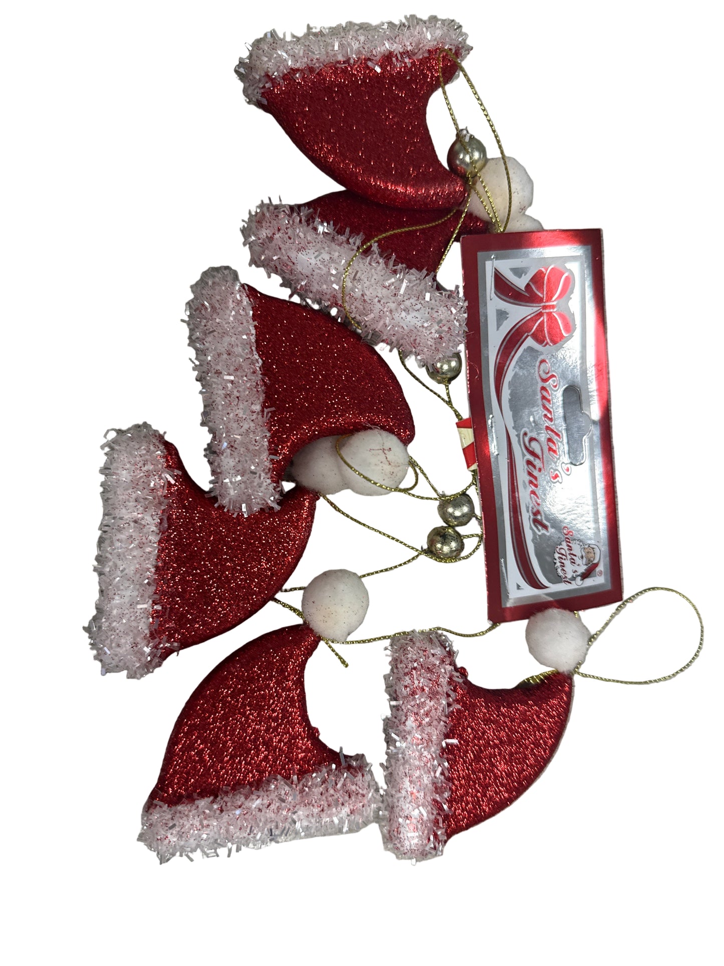 SANTA HAT GARLAND 130CM