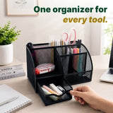 Black Desk Organizer