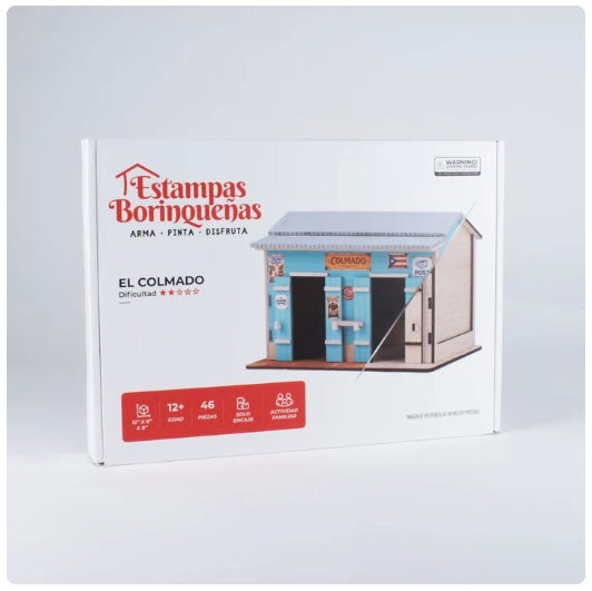 El Colmado | Kit DIY Madera con Stickers 46 piezas