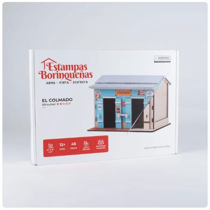 El Colmado | Kit DIY Madera con Stickers 46 piezas