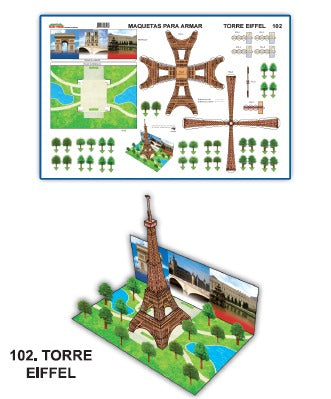 MODELO MAQUETA TORRE EIFFEL