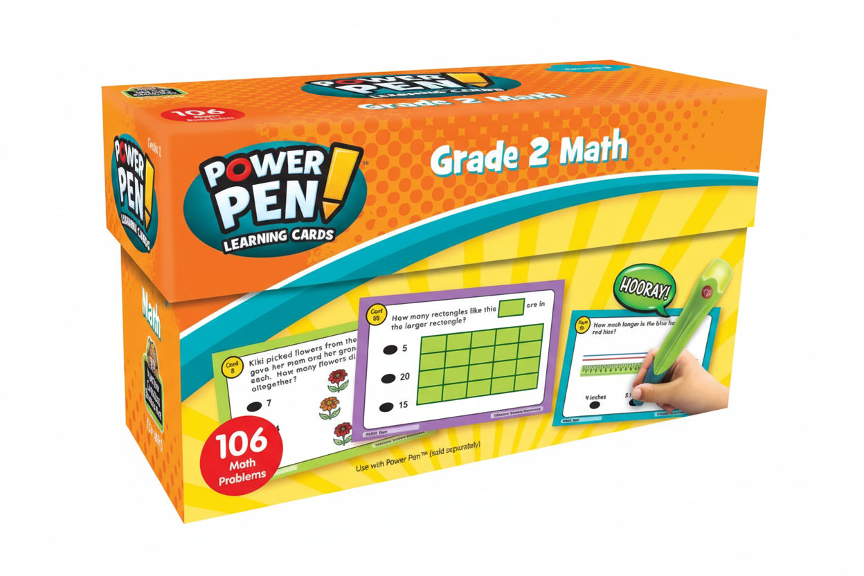 Power Pen Learning Cards: Math Grade 2