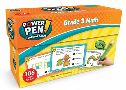 Power Pen Learning Cards: Math Grade 3