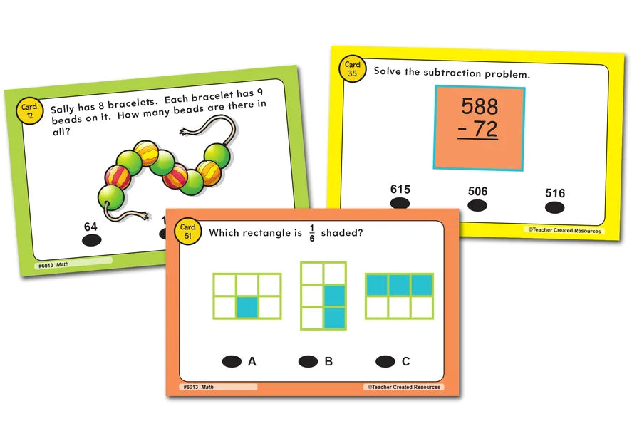 Power Pen Learning Cards: Math Grade 3