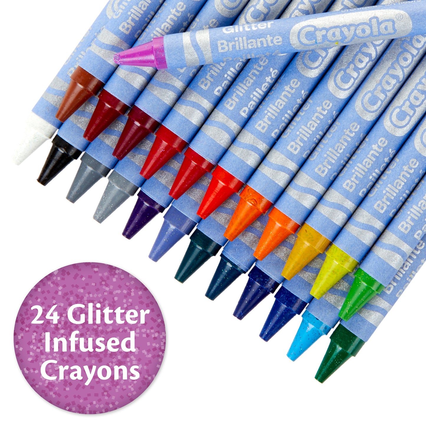 Crayola Glitter Crayons | 24ct