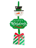 SANTA/SNOWMAN DANGLING SIGNU02