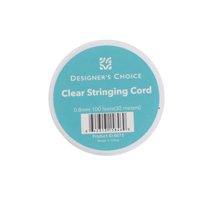 CLEAR FISHING CORD 0.6MM 100FT