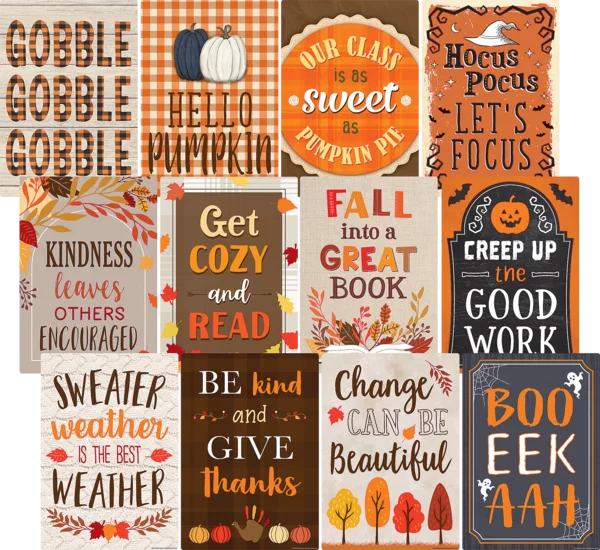 FALL SMALL POSTER 12 PACK