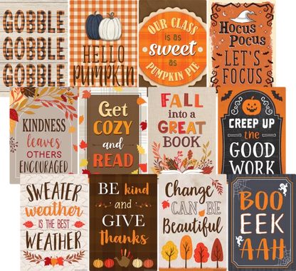 FALL SMALL POSTER 12 PACK