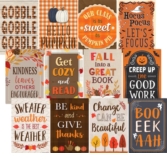 FALL SMALL POSTER 12 PACK