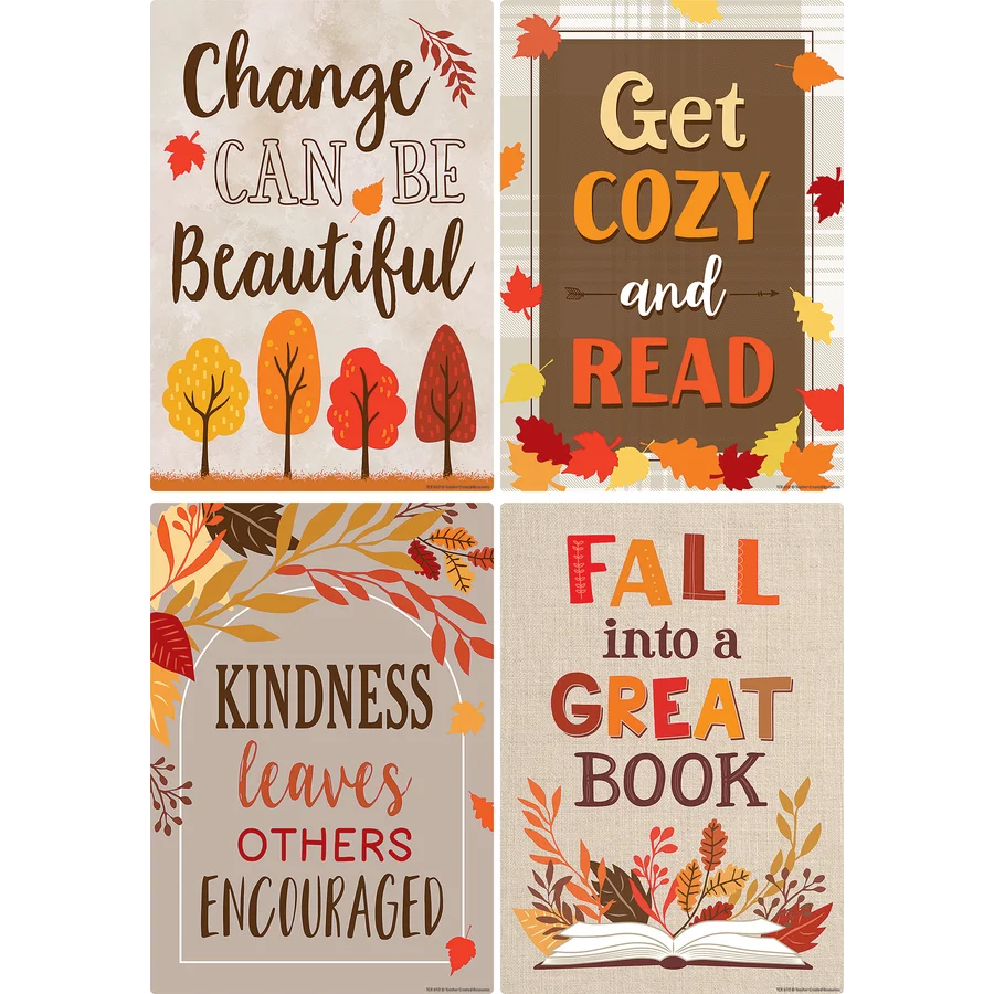 FALL SMALL POSTER 12 PACK