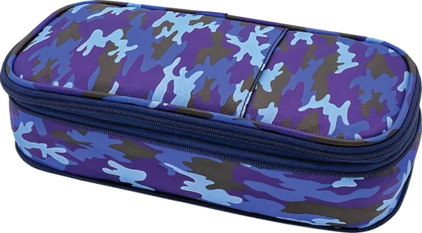BLUE CAMO PENCIL CASE