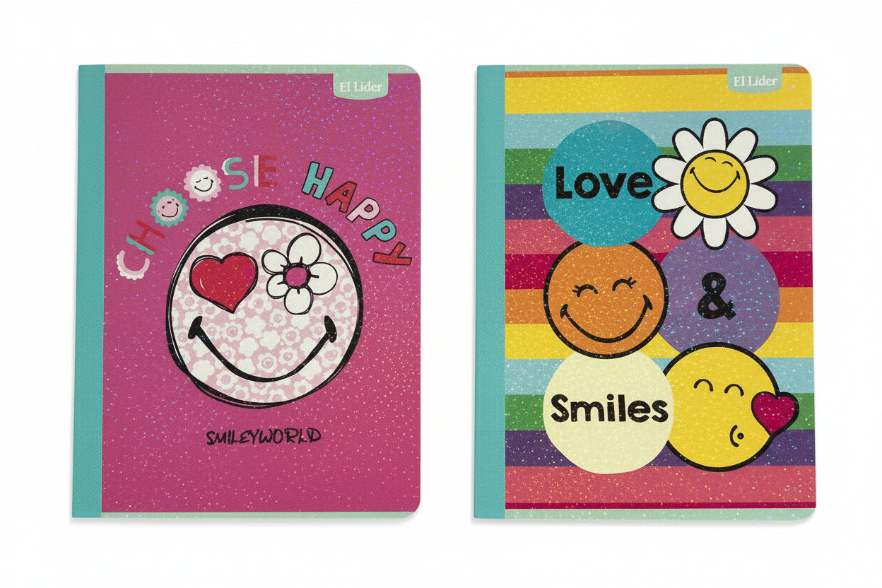 Libreta Cosida Smiley Movement | 100 Hojas