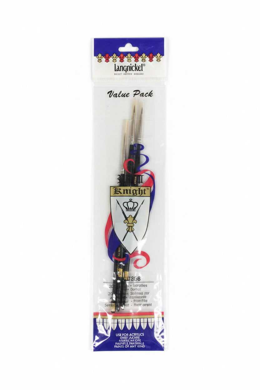 Brush Royal Knight Value Pack Set Pkg. 3