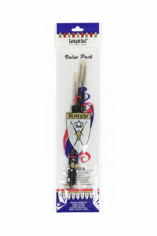Brush Royal Knight Value Pack Set Pkg. 3