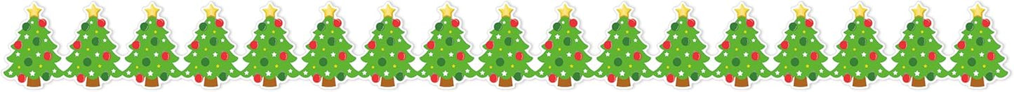 CHRISTMAS TREE DECO TRIM BORDER