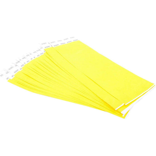 WRISTPASS DUPONT TYVEK WRIST BANDS YELLOW 100/PK