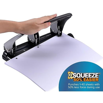 Hole Punch - 3 Hole 40 Sheet