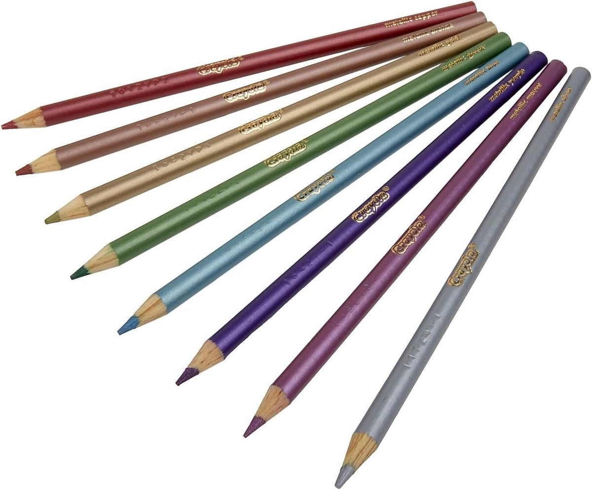 Crayola Metallic Colored Pencils Pkg. 8