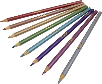 Crayola Metallic Colored Pencils Pkg. 8