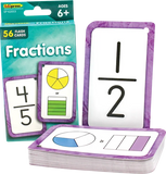 FRACTIONS FLASH CARDS 56PCS