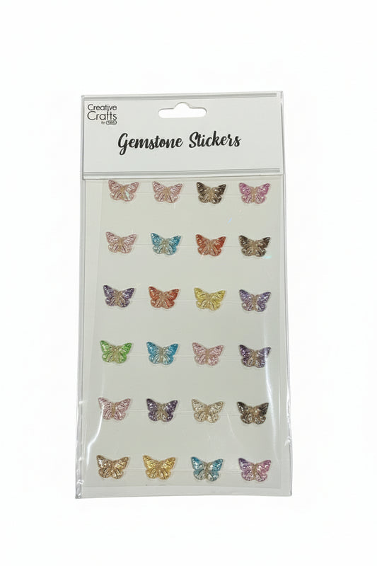 Butterfly Stone Sticker