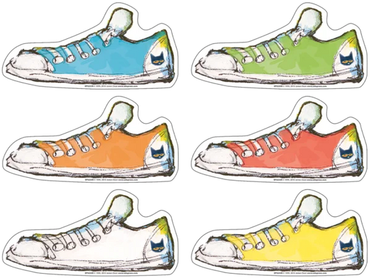 PETE THE CAT GROOVY SHOES ACCENTS 36 PCS