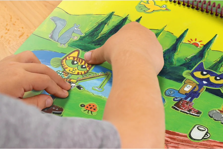 Pete the Cat Reusable Sticker Pad