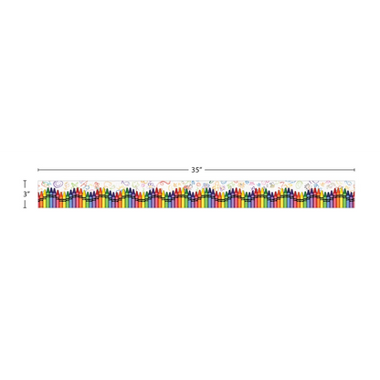 Crayons Straight Border Trim