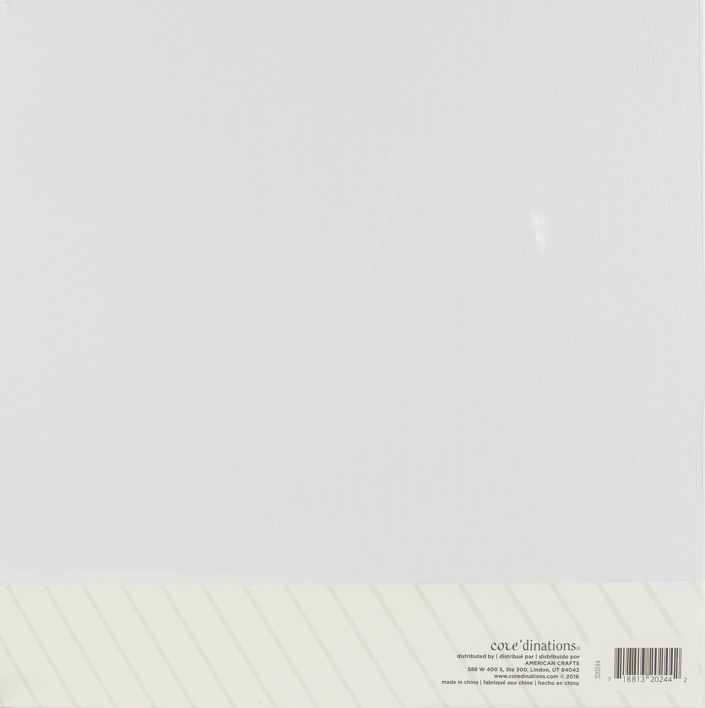 White Cardstock | 12"X12"| 20/Pk