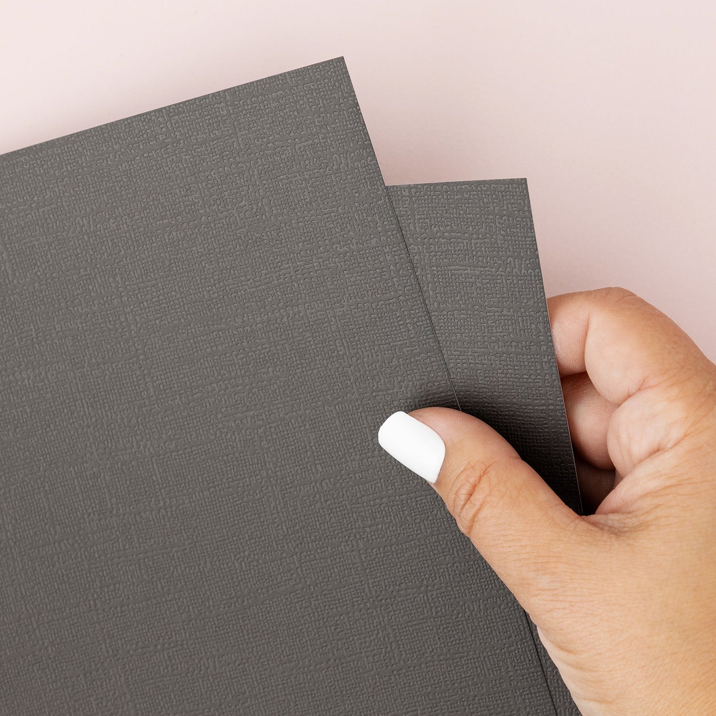 Mdnght BLack Textures Cardstock Pad | 12"X12" | 40/Pk