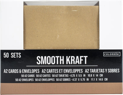 Kraft A2 Cards Envelopes | 50/Pk