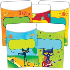 PETE THE CAT LIBRARY POCKETS - MULTI-PACK 35 PCS
