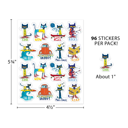 Pete the Cat Stickers | 96PCS