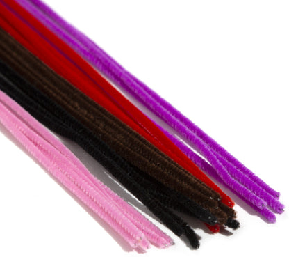 CousinDIY Chenille Stems | Multi | 3mmx12" | 25Pk
