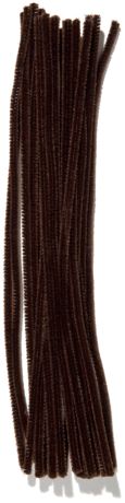 CousinDIY Chenille Stems | Brownd | 6mmx12"| 25Pk