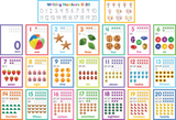 COLORFUL NUMBERS 0–20 BULLETIN BOARD 23PCS