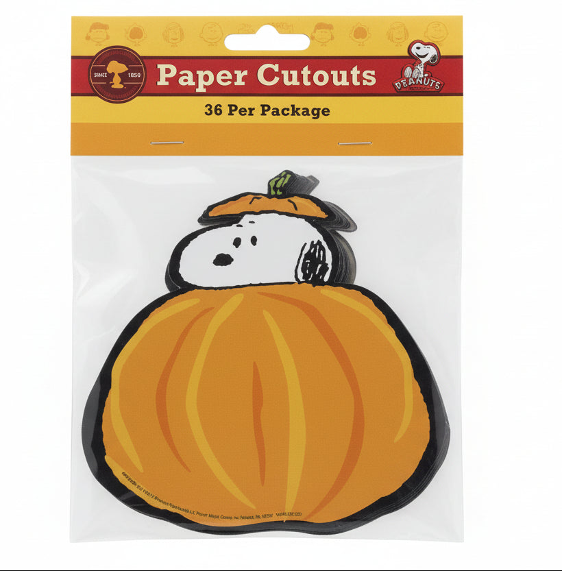 Peanuts Fall Pumpkins Cut-Outs