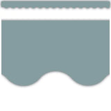 STONE BLUE SCALLOPED BORDER TRIM
