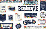 WILDFLOWERS MINI BULLETIN BOARD 16PCS