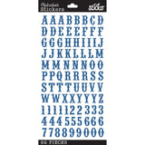 Sticko Alphabet Stickers | Carnival Blue | 92 pieces