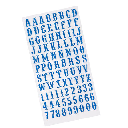 Sticko Alphabet Stickers | Carnival Blue | 92 pieces
