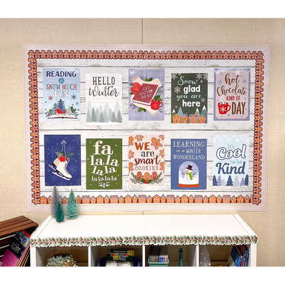 Gingerbread Houses Die-Cut Border Trim