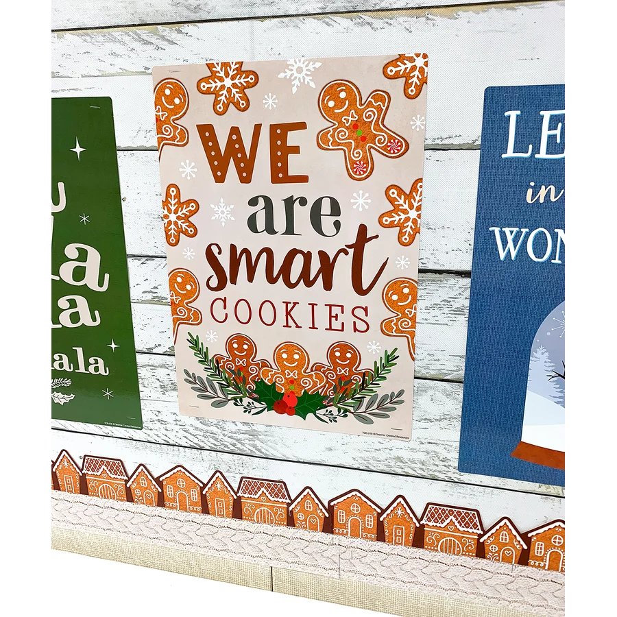 Gingerbread Houses Die-Cut Border Trim