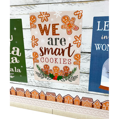Gingerbread Houses Die-Cut Border Trim