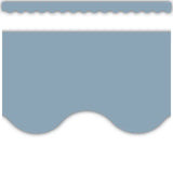 COTTAGE BLUE SCALLOPED BORDER