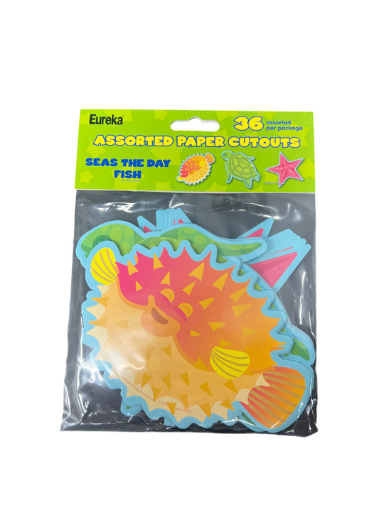 SEAS THE DAY FISH CUT-OUTS
