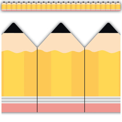 Pencils Die-Cut Border Trim