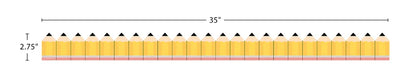 Pencils Die-Cut Border Trim